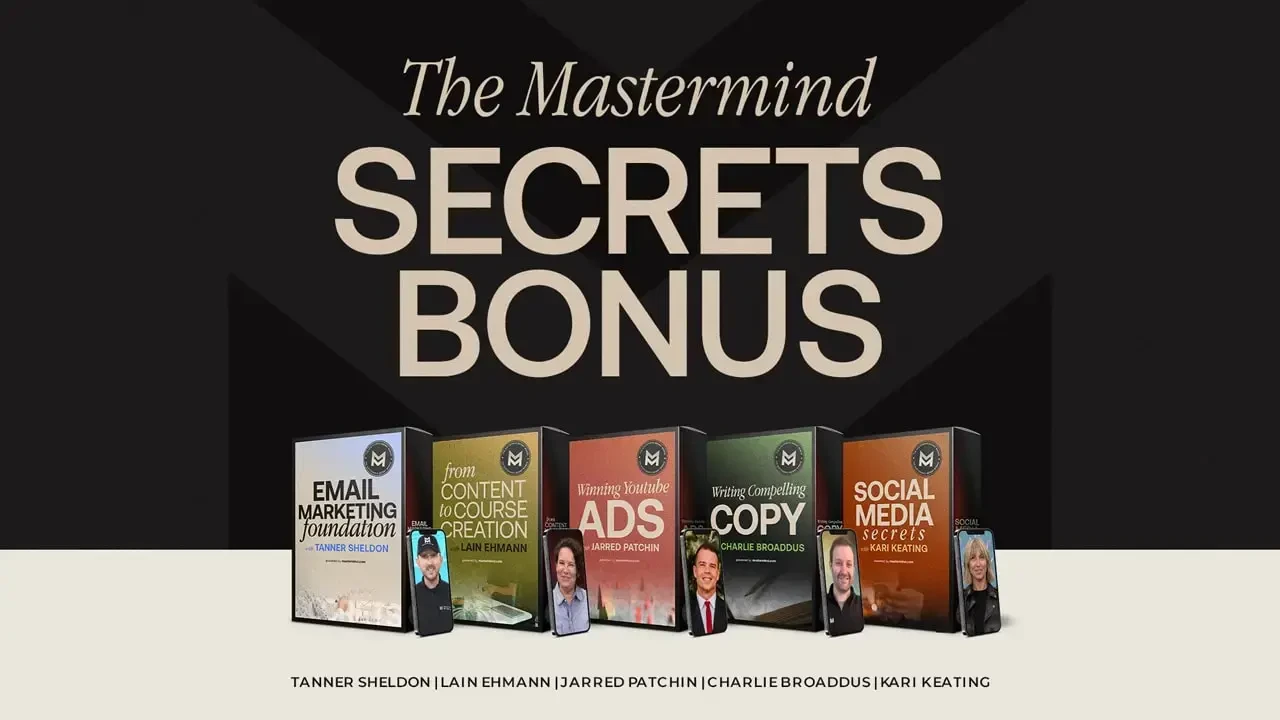 THE MASTERMIND SECRETS BONUS